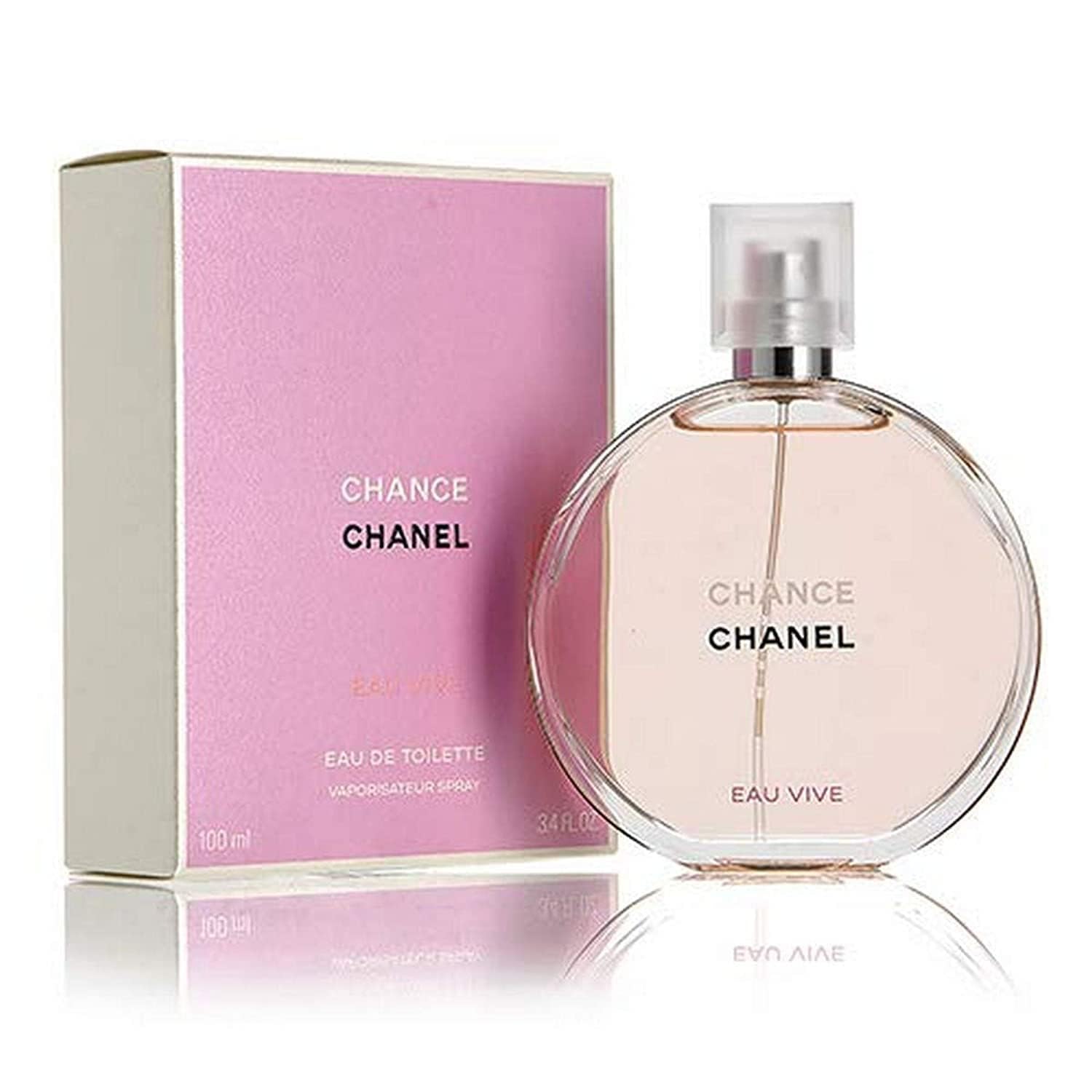 Amazon.com : Chanel Chance Eau Vive Eau de Toilette Spray for Women, 3. ...