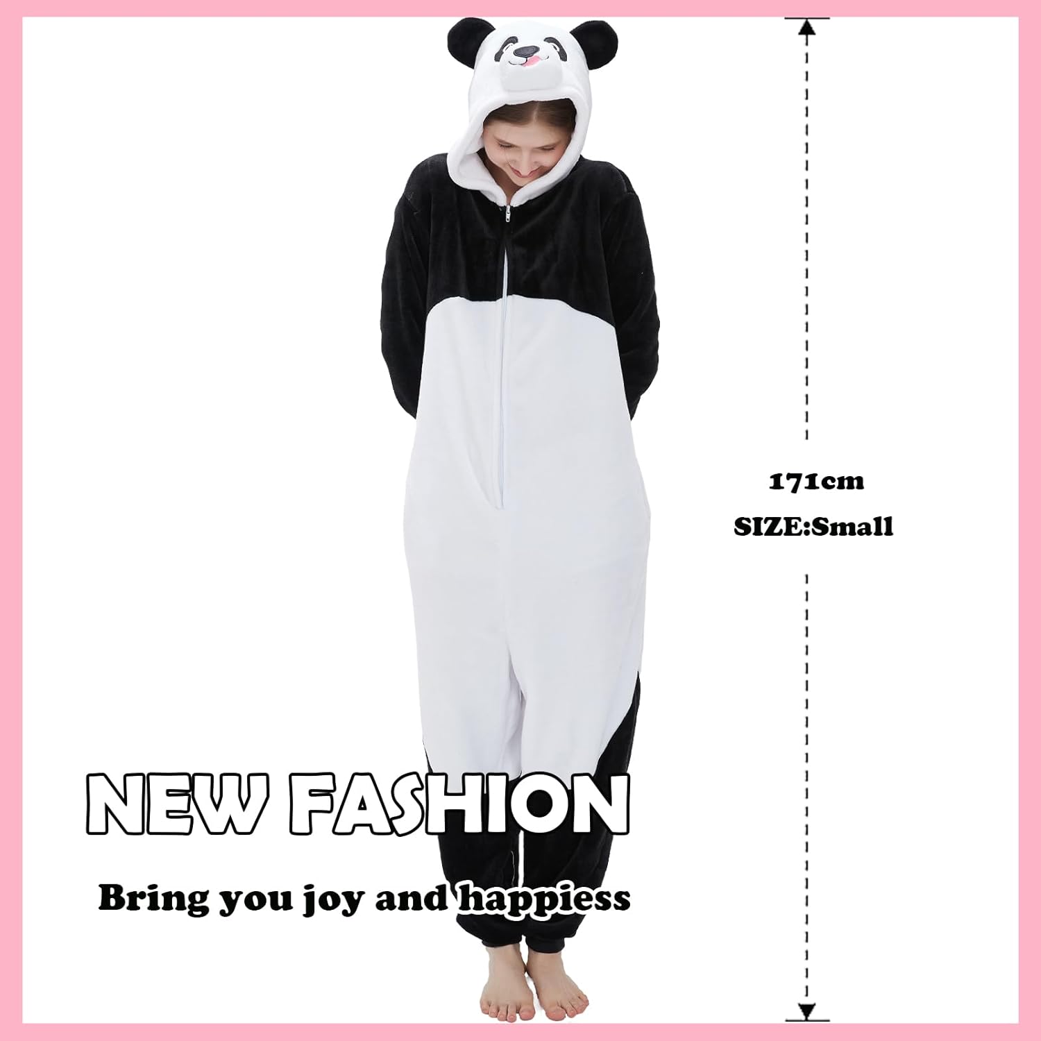 SWEETXIN Adult Unisex Onesie Pajamas Halloween Christmas Cosplay Costume Suit for Women and Men - Image 2