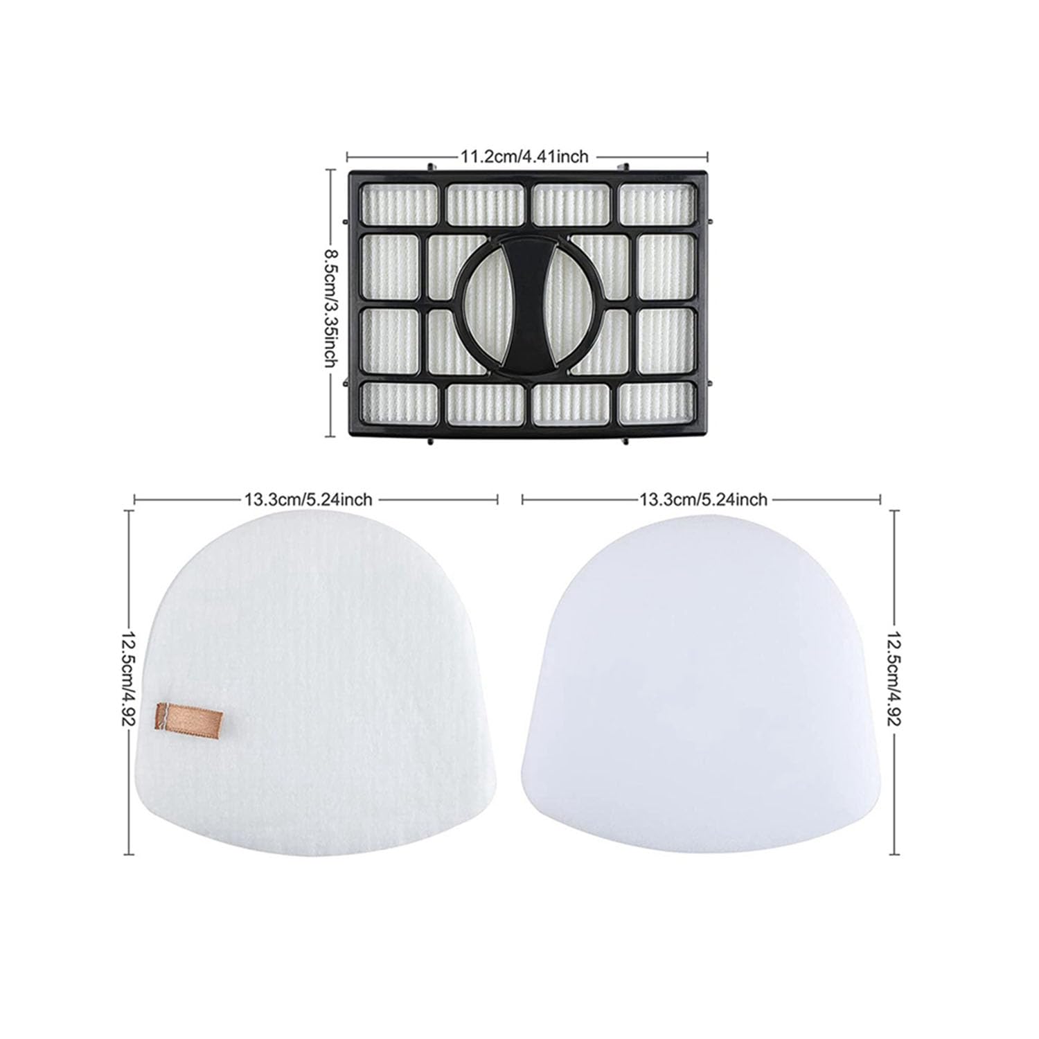 Amazon.com: 2 HEPA + 4 Foam Filters XHFZD400, XFFKZD400 Part for