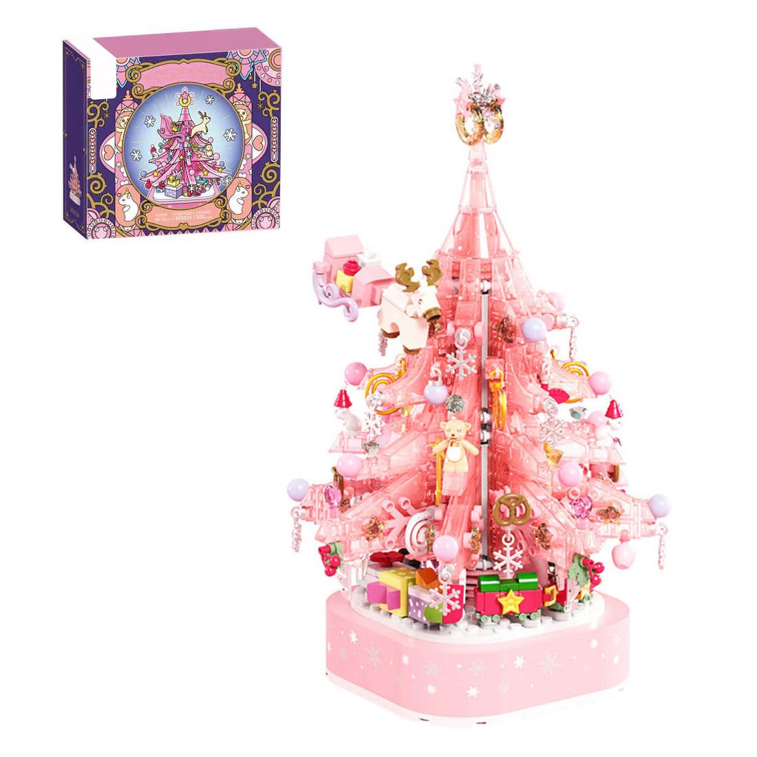 Amazon.com: Aetheria Crystal Christmas Tree Music Box Building Set