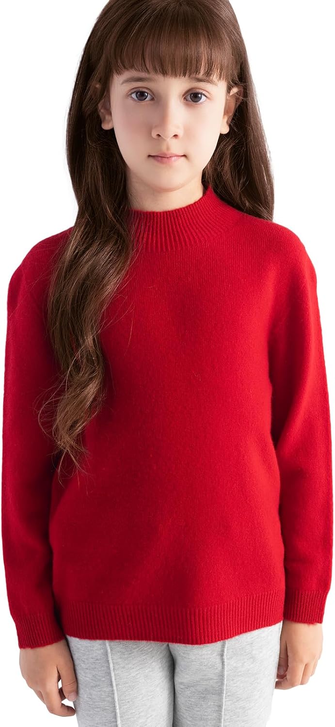 Chanyarn Boys and Girls 100% Merino Wool Sweater Fall Winter First-Line Ready to Wear Long Sleeve Seamless Pullover - Image 3