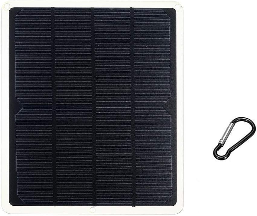 Benkeg デュアル出力USBポートを備えた20W DC 5Vソーラーパネル単結晶ソーラー充電器屋外キャンプハイキング旅行用