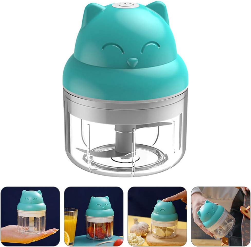 Eletric Grinder 100ml Kitchen Electric Grinder Electric Garlic Mini Vegetable Food Garlic Press Crusher Kitchen Accessories Portable Grinder