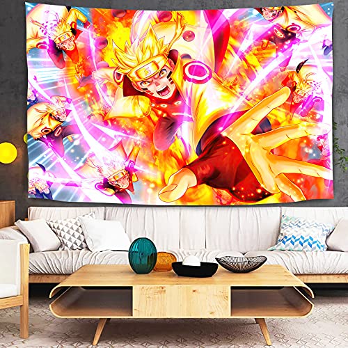 Anime Poster Naruto-Naruto Tapestry-Naruto Poster-Naruto Tapestry, Can Be Used For Birthday Party Decoration Tapestries, This Is A Favorite Gift For Anime Fans (Naruto Anime Poster, 60 x 80 in)