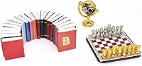 Vista 1 de iLAND Accesorios de casa de muñecas en miniatura para muebles de casa de muñecas, juego de ajedrez mini globo de libro para sala de estudio de casa