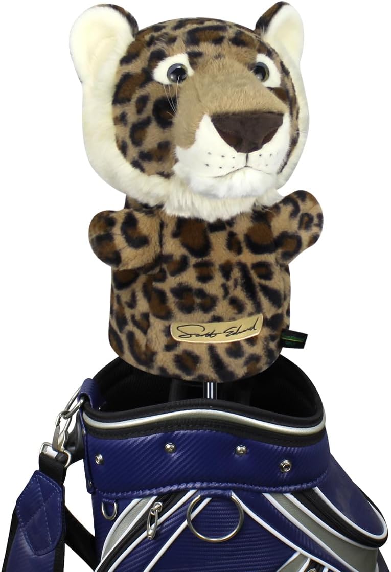 Scott Edward Golf Club Cover Fit Well for Driver or Fairway Wood Golf Club, Funny Cute Animal Design Soft Functional Golf Headcover Stylish Protection for Your Clubs for Men and Women