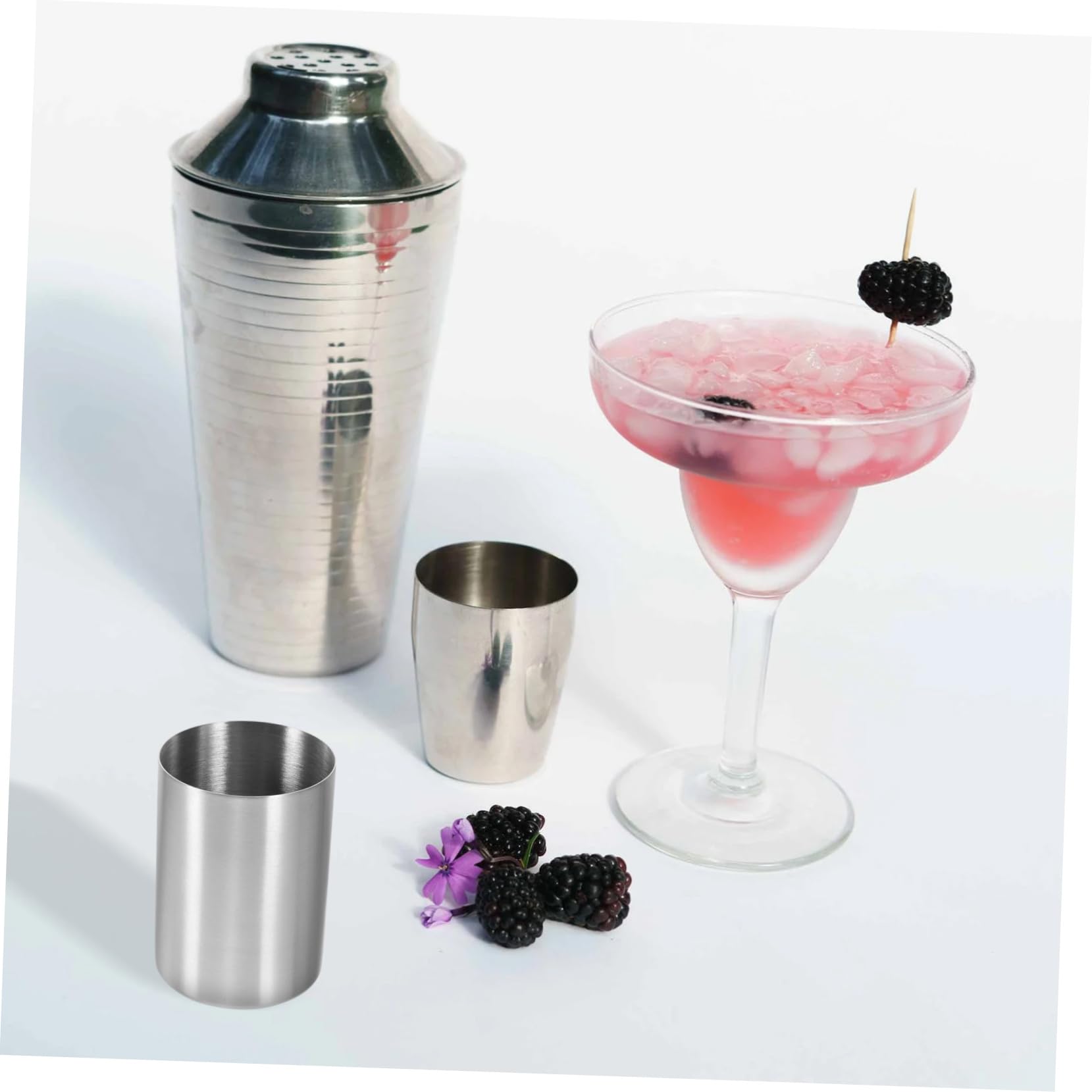 COLLBATH Bicchiere in Acciaio Inossidabile Multiuso per Acqua Birra E Spazzolino Tazza Resistente per Casa Feste E Viaggi