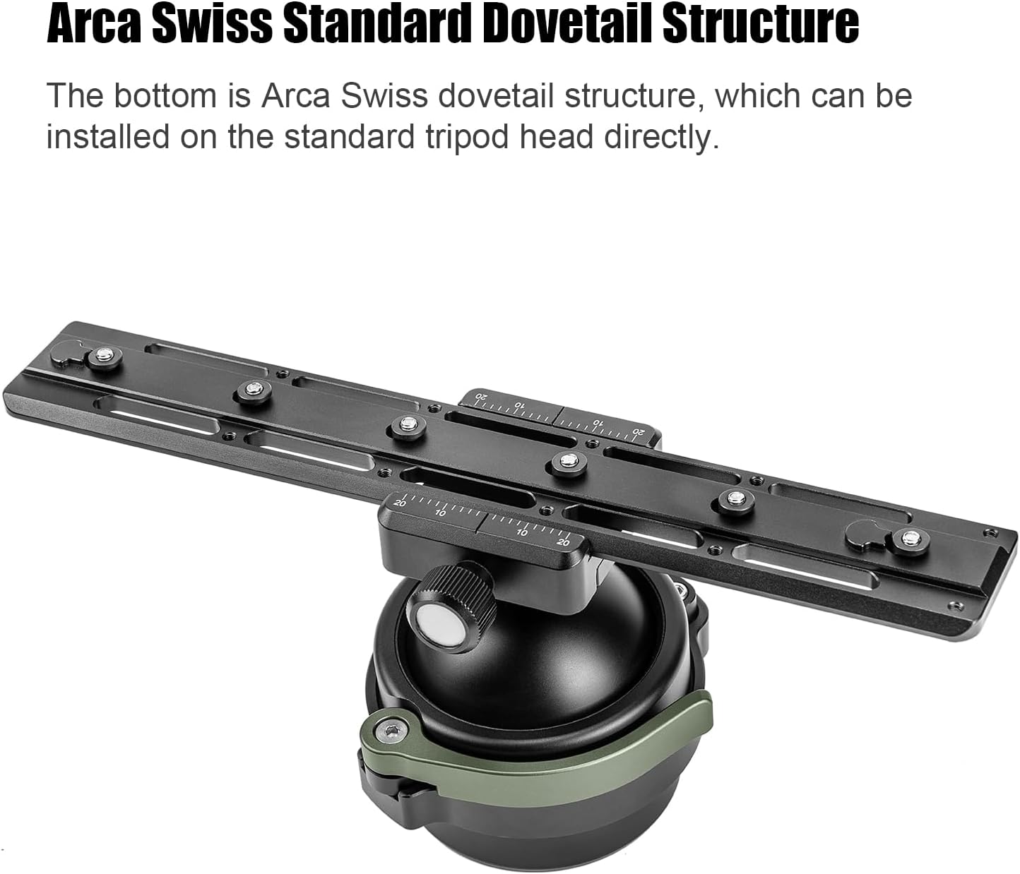 9.45 inch Keymod to Arca Swiss Rail Mount Plate Adapter Accessories for Tripod,240mm SKP-240