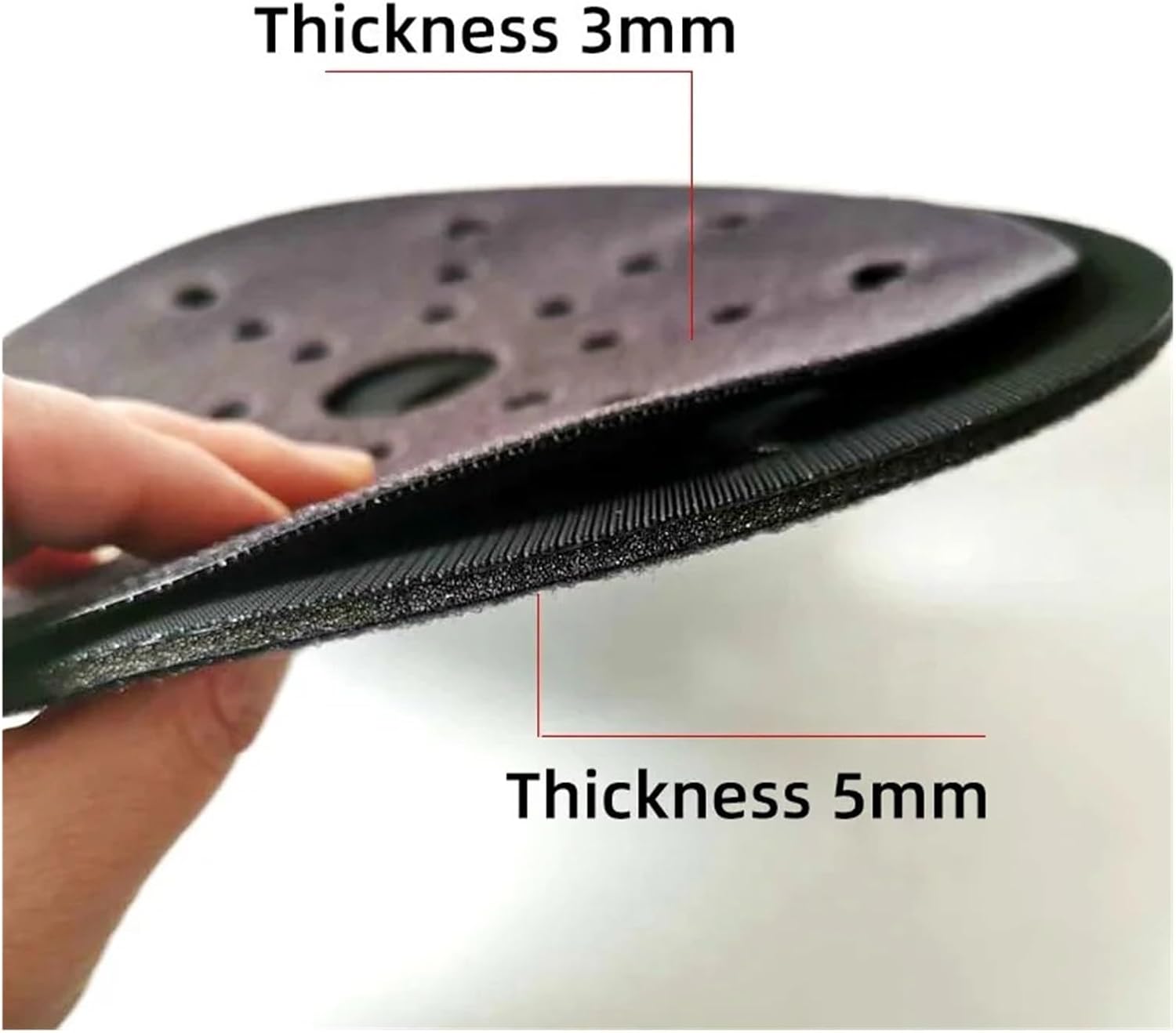 ZVHZQEMMT 9 Inch 225mm Wall Sander Sander Accessories Tray Chassis Base Buffer Pad Protection Pad Lucky(3mm)