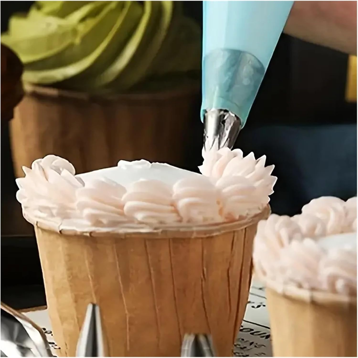 48pcs Small Piping Nozzle-Stainless Steel Cake Decorating Tips For Buttercream, Royal Icing,Cupcakes&Cookies Baking Pastry Toolsac
