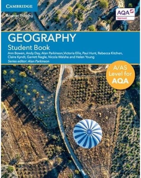 Cambridge University Press A/AS Level Geography for AQA Student Book