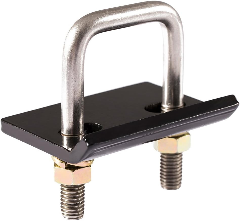 CZC AUTO Hitch Tightener, Heavy Duty Anti-Rattle Stabilizer for 1.25" and 2" Hitches, Reduce Movement from Hitch Tray Cargo Carrier Bike Rack Trailer Ball Mount, Rust Free (1 Pack, Carbon Steel)