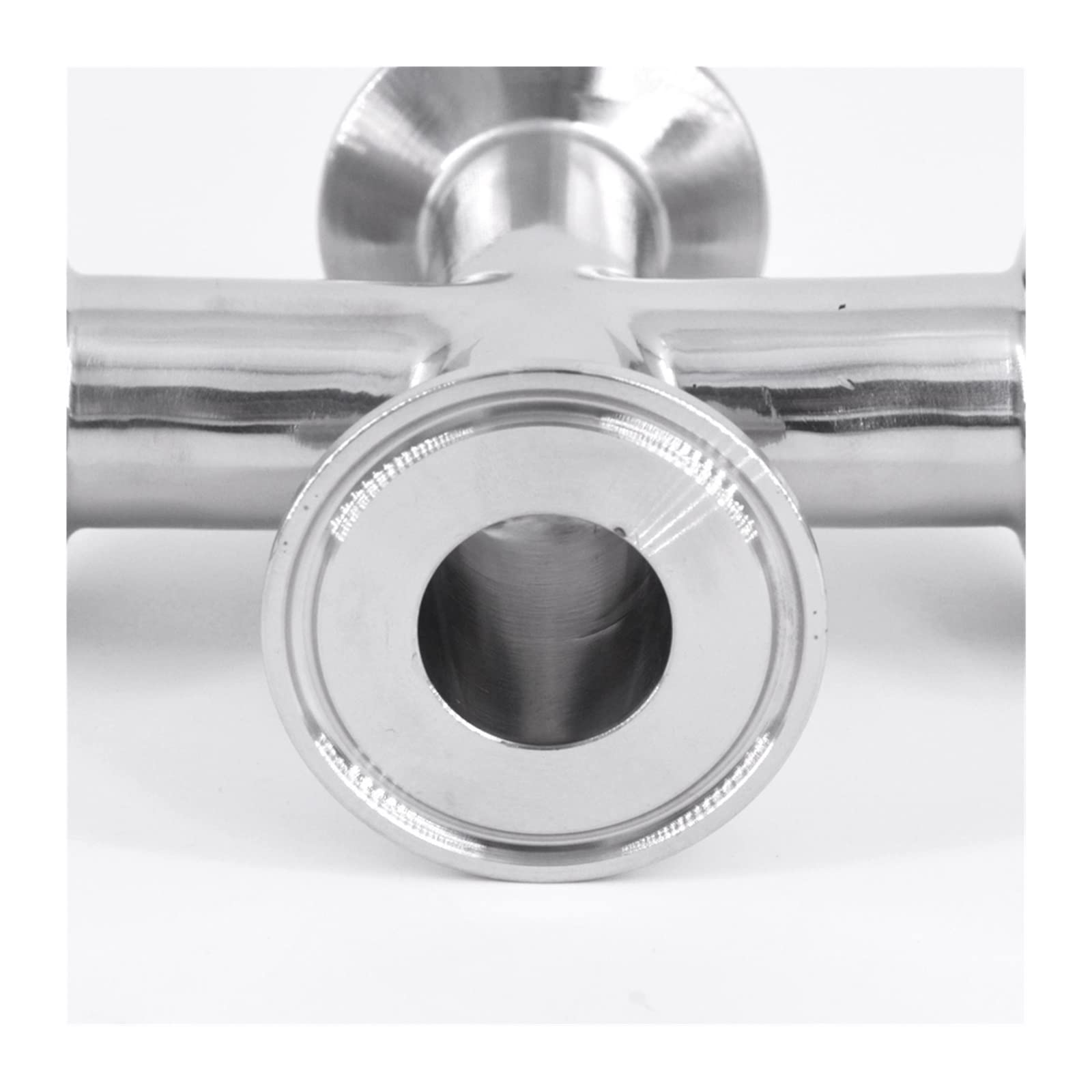 19 mm-108 mm Rohr OD x 1,5 "/2" /2.5 "/3"/4" Tri Clamp Cross 4 Ways Splitter 304/316L Edelstahlhygienhaus -Homebrew -Bierwein Reality (Color : 316, Size : 38mm OD K50.5mm)