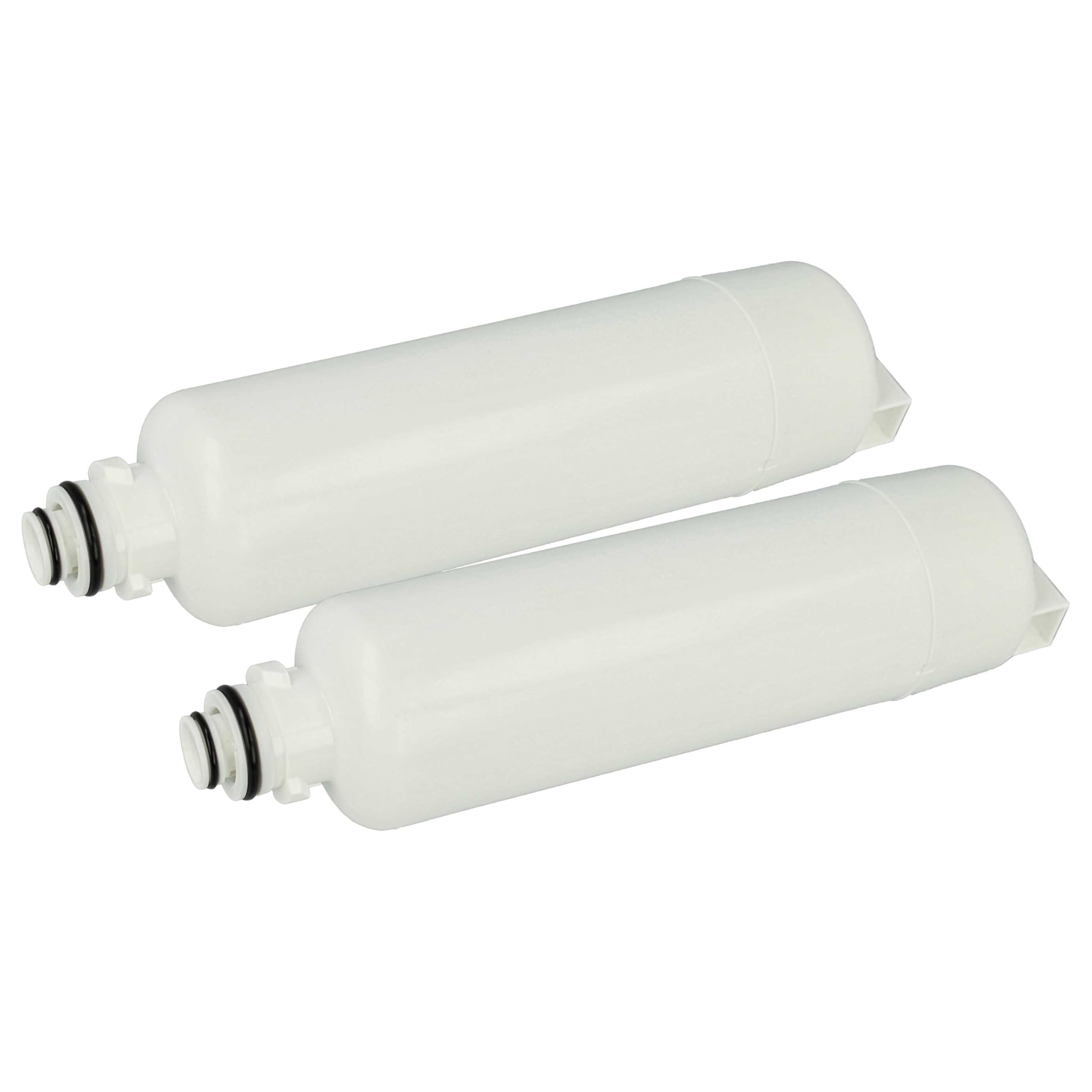 vhbw 2x cartuccia filtro per l'acqua compatibile con Siemens IQ 500 KAI3GAIEP/O1, KA93DVIFPG/O, KAS0DVI20G/06, KAS0DAIZ0/12 frigorifero