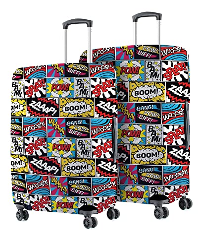 Image of Nasher Miles Polyester Protective Luggage Cover Set of 2 (Medium-Large) - Boom Design