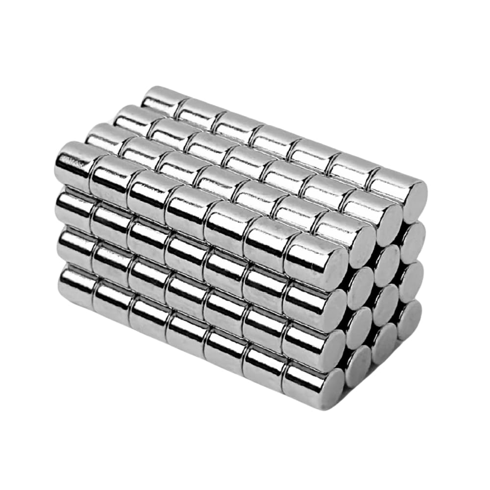 Strong Magnets Neodym Magnet - Rund 5 x 5 mm - 200 Stück - Extra stark, hält bis 800g - Für Magnettafel, Kühlschrank, Whiteboard, Pinnwand, Büro