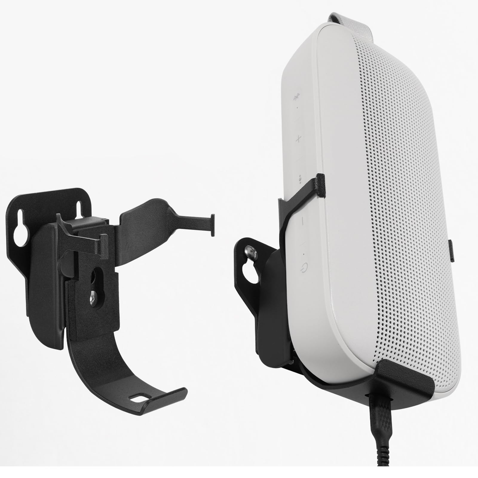 Ywmsfl Metal Storage Rack Wall Mount Stand Loudspeaker Stand for Household Speakers Bracket