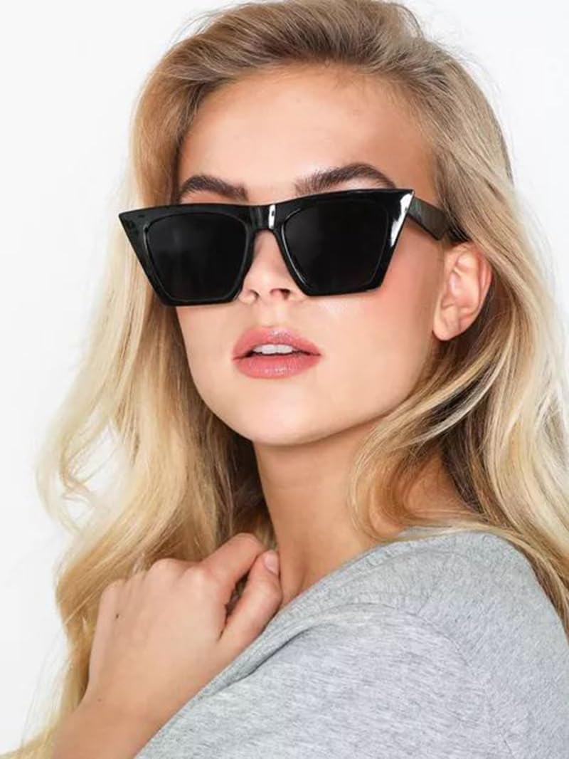 SORVINO Retro Cateye Sunglasses for Women Men with Black Tortoise Frame image 4