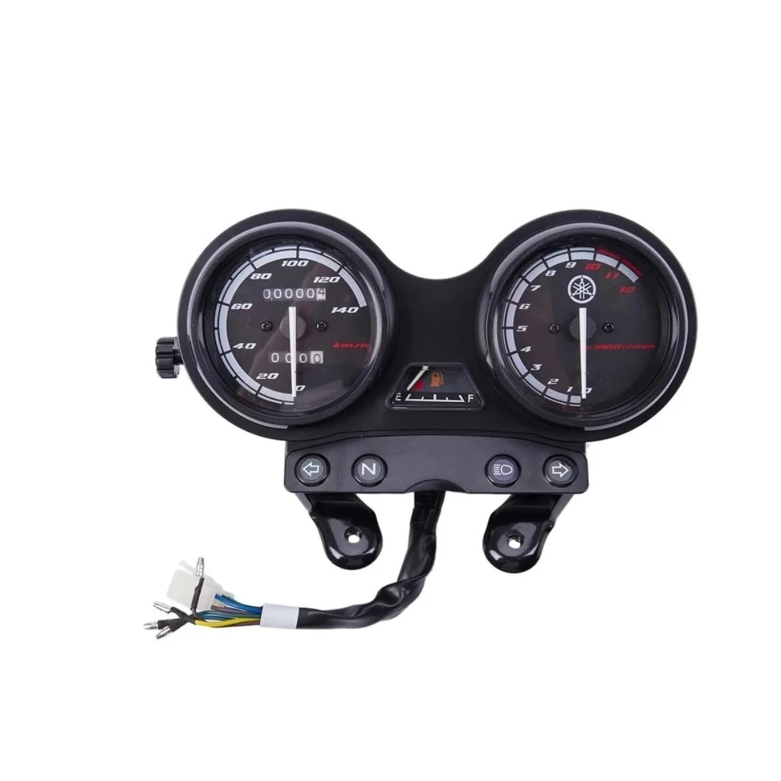 Estuche Tacómetro Y Cronómetro De Motocicleta, Compatible con para Ya&maha YBR 125 Edición Euro II 2005-2009 Velocímetro Tacómetro