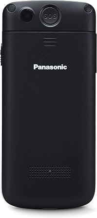 Panasonic KX-TU110 Essentials Mobile Phone for Elderly, Priority Call, Big Button Phone, Bluetooth, Flashlight, Camera, Black