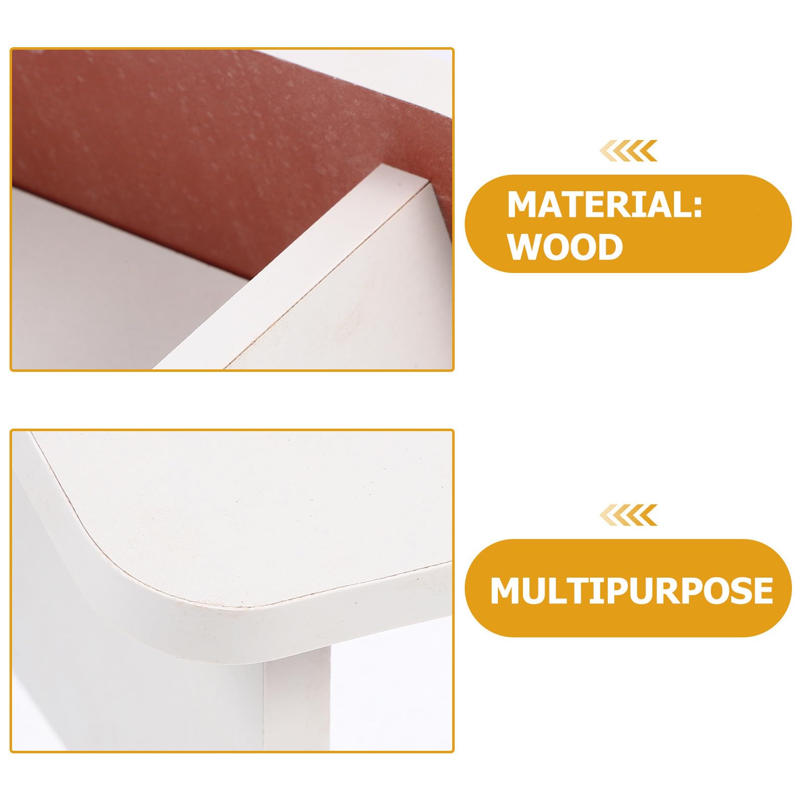 Poggiapiedi in Legno Naturale Antiscivolo per Casa e Ufficio Supporto Ergonomico per Postura Corretta e Comfort Sotto Scrivania