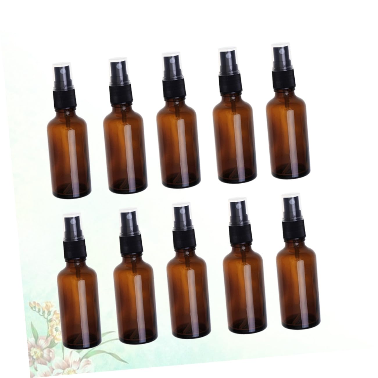 20pezzi Flacone Spray in Vetro Vuoto Flacone Cosmetico Portatile Da Viaggio Contenitori Per Lozione Profumi e Oli Essenziali