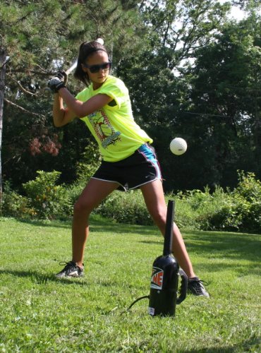 image for Hit Zone Air Powered Batting Tee - Model HZ-1B – Batting Aid & Swing