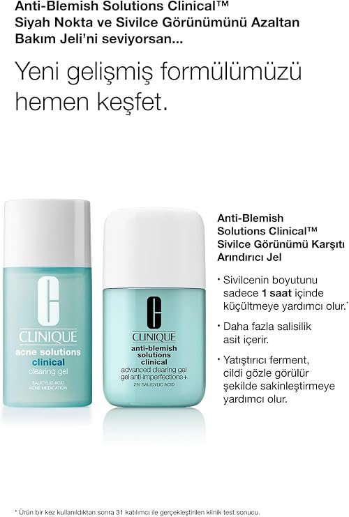 Clinique Anti Blemish Clinical™ Görünümü Azaltan Bakım Jeli 20ml