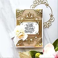 Vista 11 de Troqueles para álbumes de recortes, troqueles de corte de metal de cumpleaños para hacer tarjetas, plantilla de papel para manualidades, plantillas