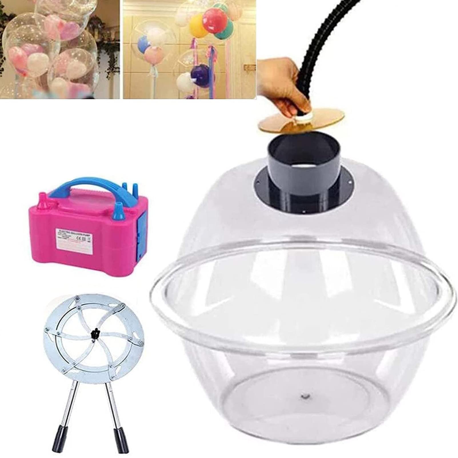 Machine à Farcir Les Ballons Balloon Stuffing Machine Machine d'emballage de Cadeaux pour Bouquet de Roses en Ballon Cadeau de Fête d'anniversaire de Noël de Mariage