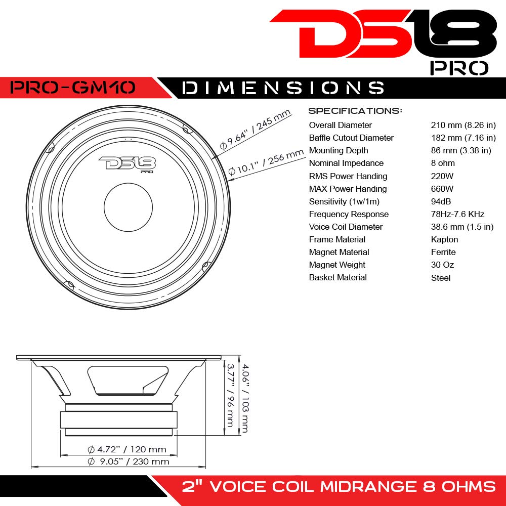 ds18 pro gm10