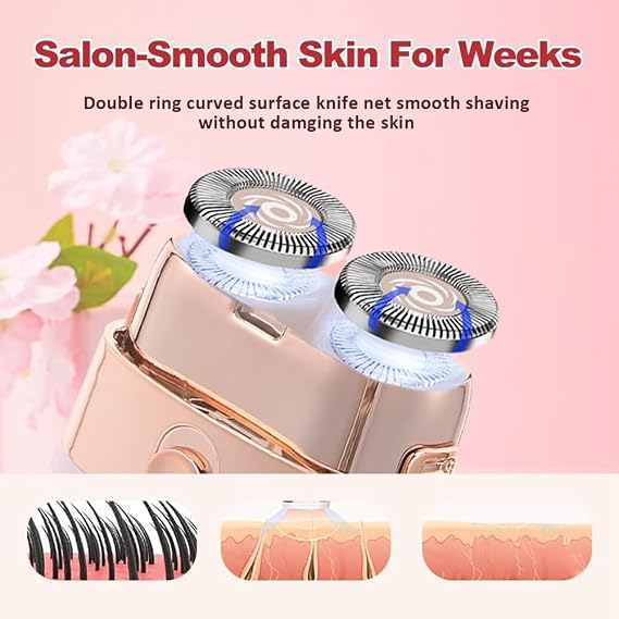 Electric Shavers for Face and Arms Portable Electric Shaver for Women Hair Remover
