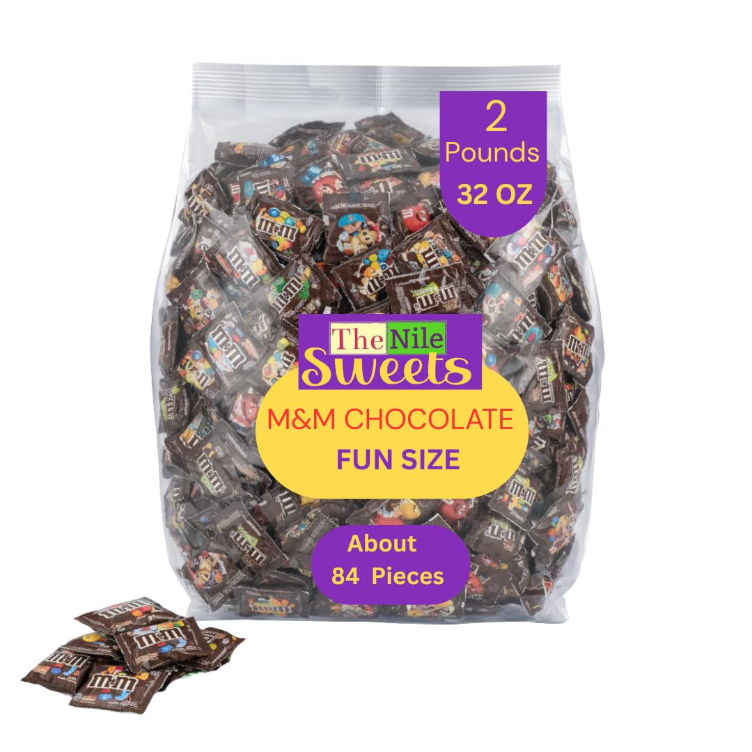 Amazon.com: M&Ms Milk Chocolate Fun Size Candy - 2 LB (Approx. 45