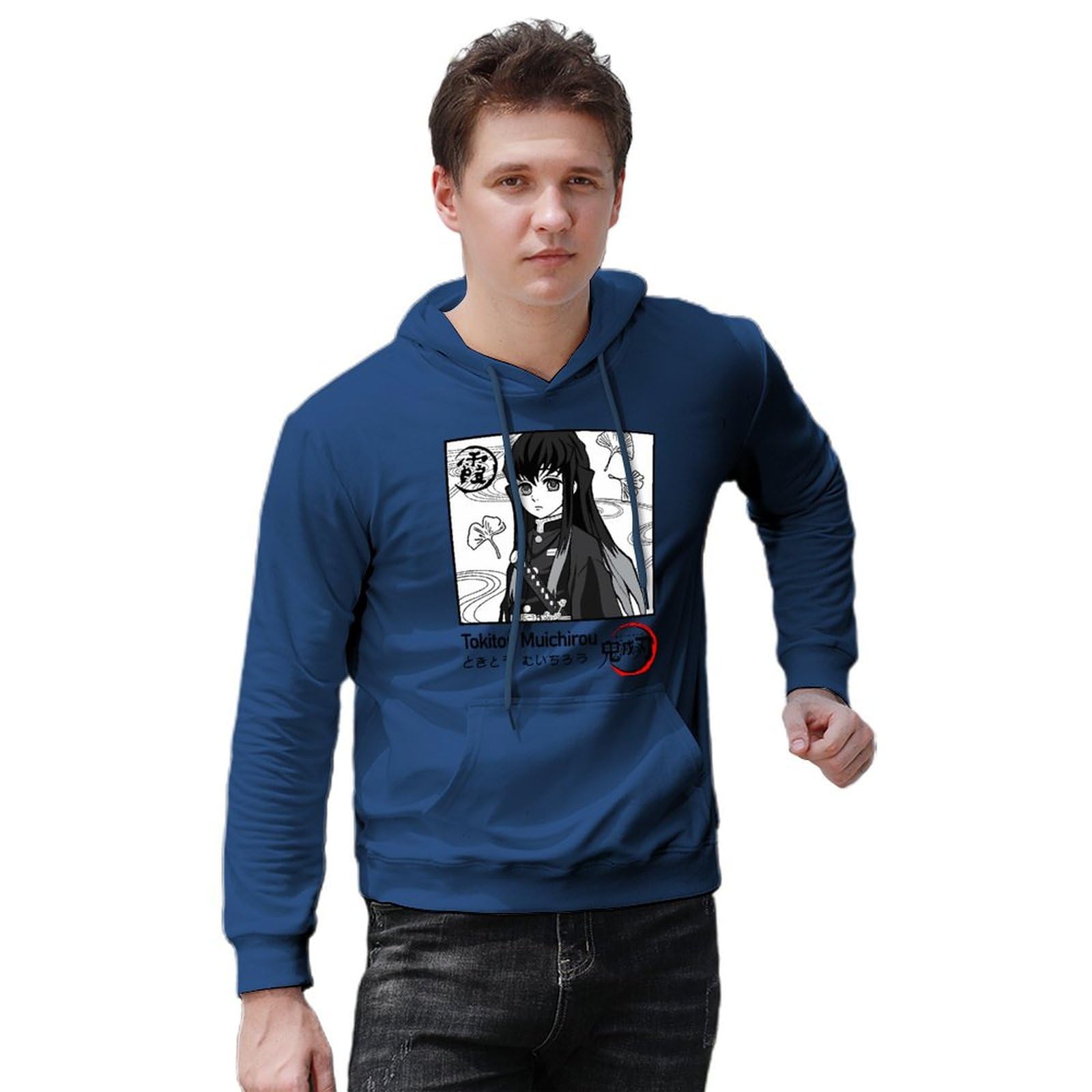 Amazon.co.jp: パーカー メンズ 鬼滅の刃 時透無一郎 霞柱 プル