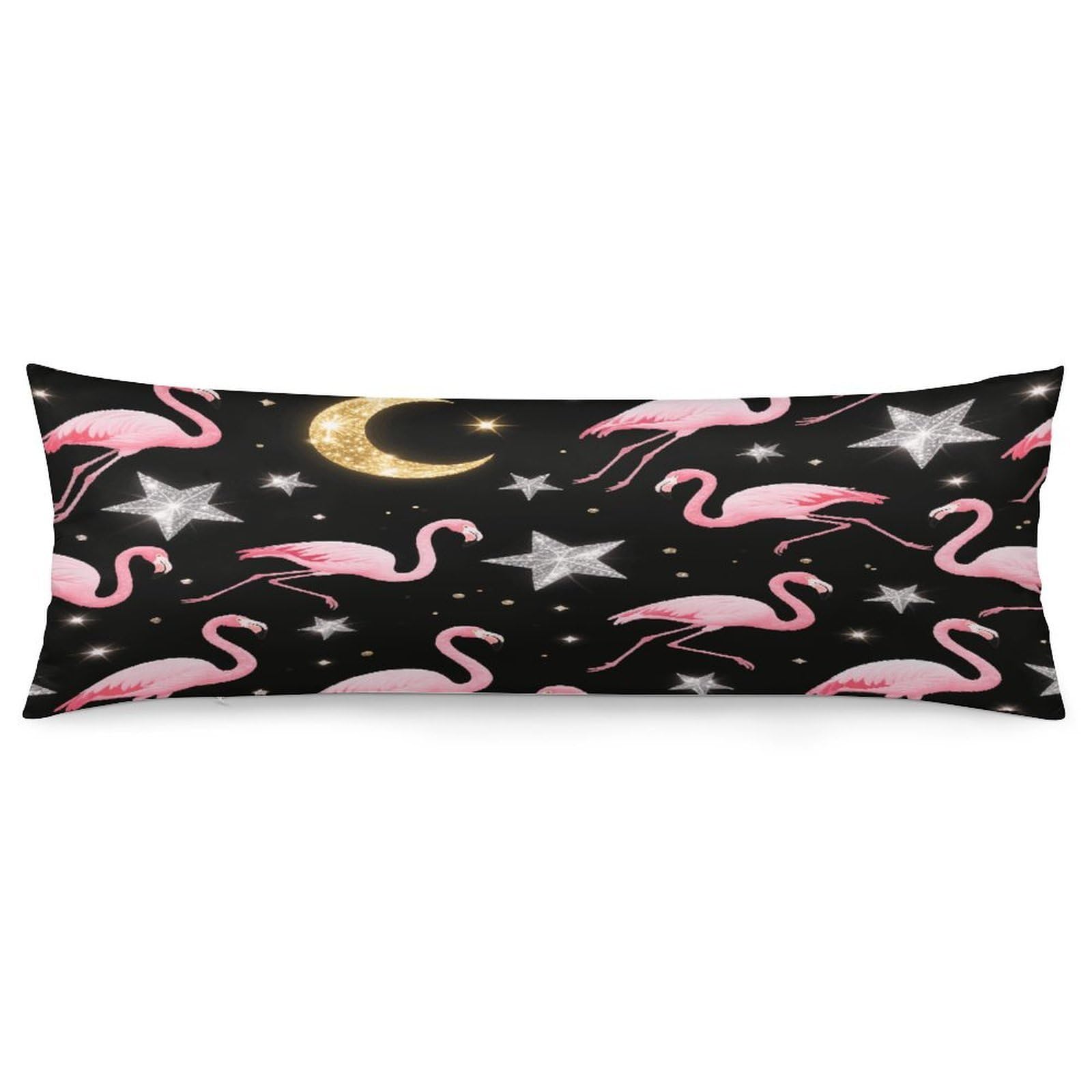 VstaDank Flamingos Pillow Cover Decorative Lumbar Pillow Cover 19x53 Inch Long Body Pillows Case Soft Luxury Decorative Throw Pillowcase for Couch Sofa Bedroom Car Decor Pillowcover