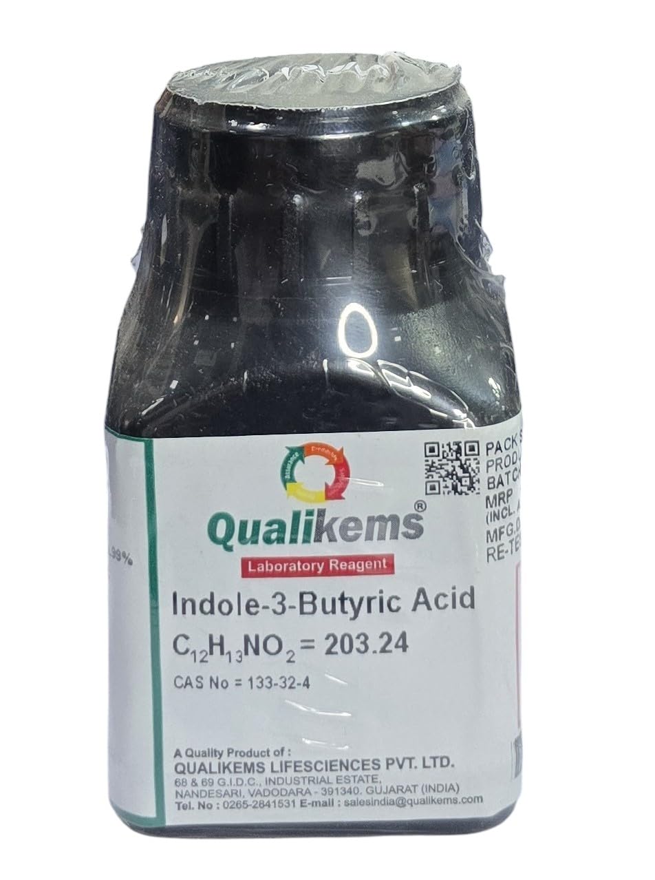 QUALIKEMS Indole-3-Butyric Acid (IBA) Root Promoting Plant Hormone 5gm (CAS NO 133.32.4)-image-25