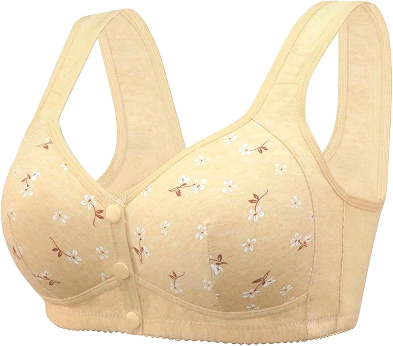 Daisy Bra for Older Women Front Closure Bras for Senior No Underwire