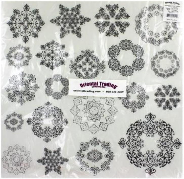 40 Doily Rub-Ons - Case of 50