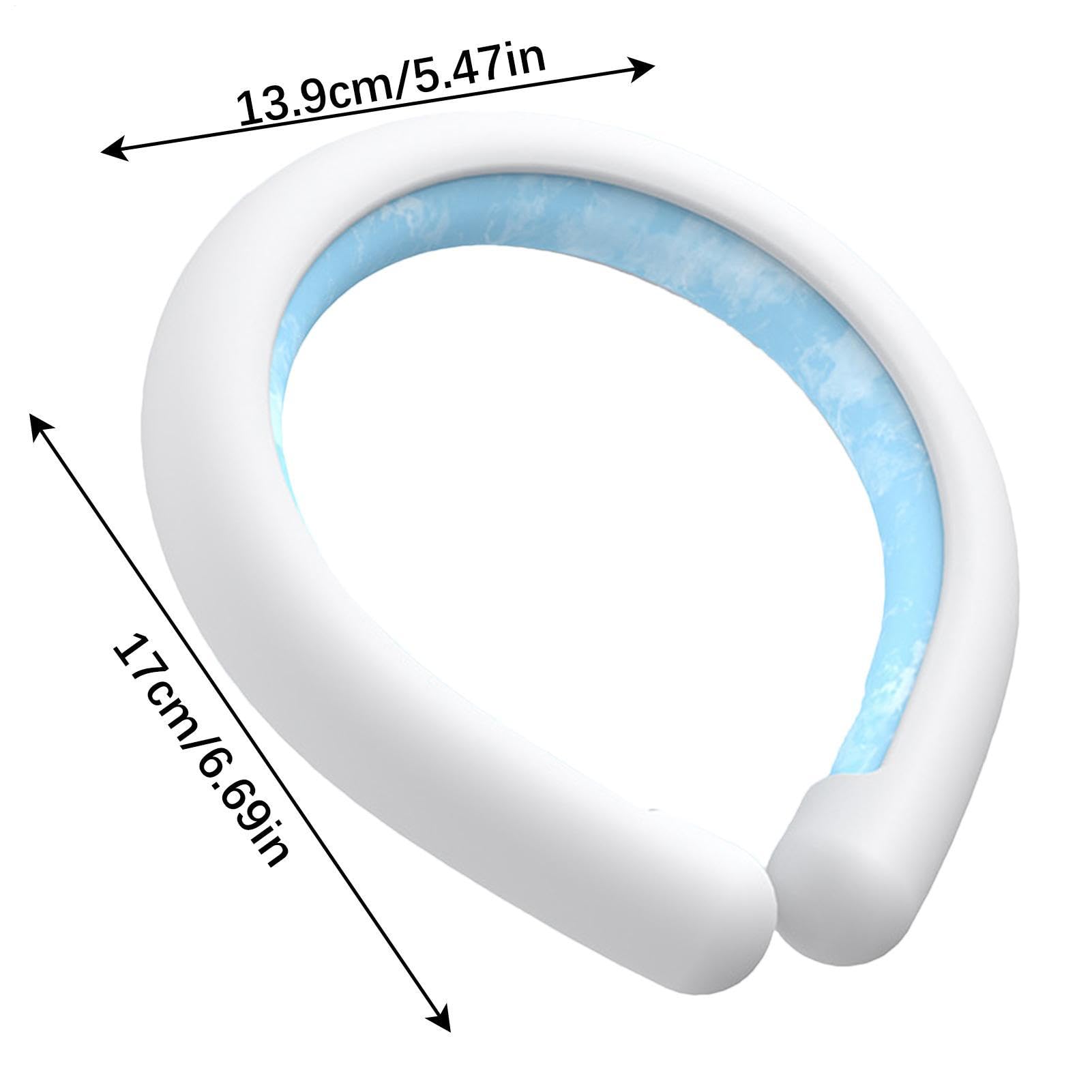 Générique Pack de glace à gel froid de cou portable, tube de refroidissement du cou, relief pour les bouffées de chaleur, refroidisseurs de cou pour temps chaud