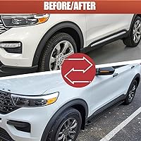 Vista 5 de Titopena Estribos aptos para Ford Explorer 2020 2021 2022 2023 2024 2025 XLT ST Limited - Barra Nerf