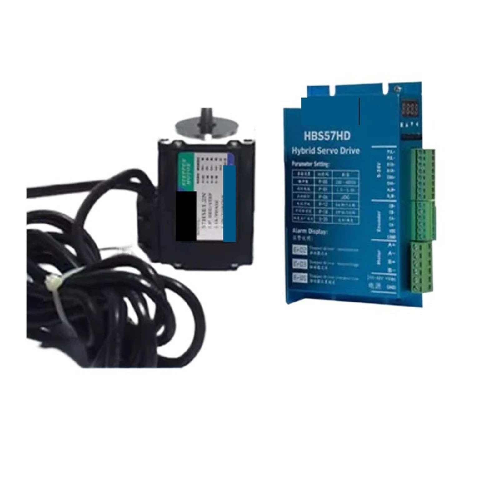 2RD58I8PM Stepper Motor Driver Nema23 1.2nm Servo Closed-Loop kit with HBS57HD 7 High Performance Step Drive 2 Phase