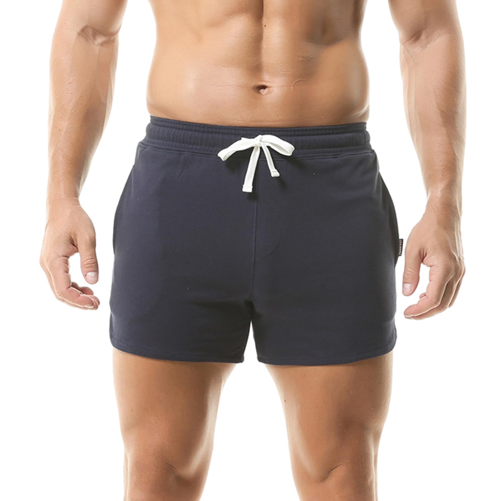 Mens Workout Shorts Running Board Shorts Athletic Bike Shorts Jogger Gym Shorts with Pocket