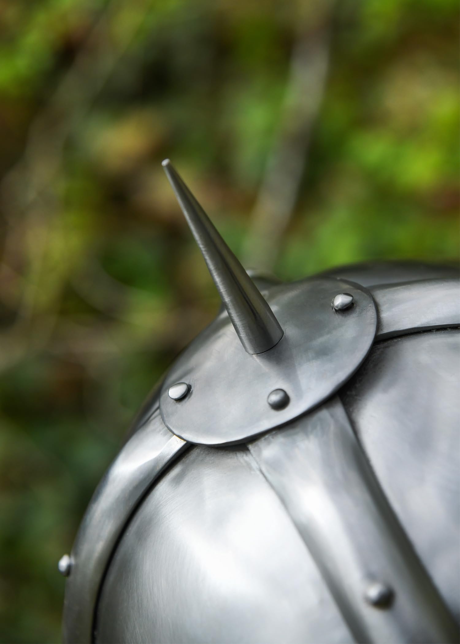 Casque Viking Gjermundbu - Reproduction En Acier Pour Reconstitution Historique Et LARP
