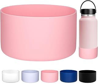 Protective Silicone Boot for Hydro Flask Water Bottle Wide Mouth Water Bottle Anti-Slip Silicone Boot Bottom Protector Water Bottle Accessories