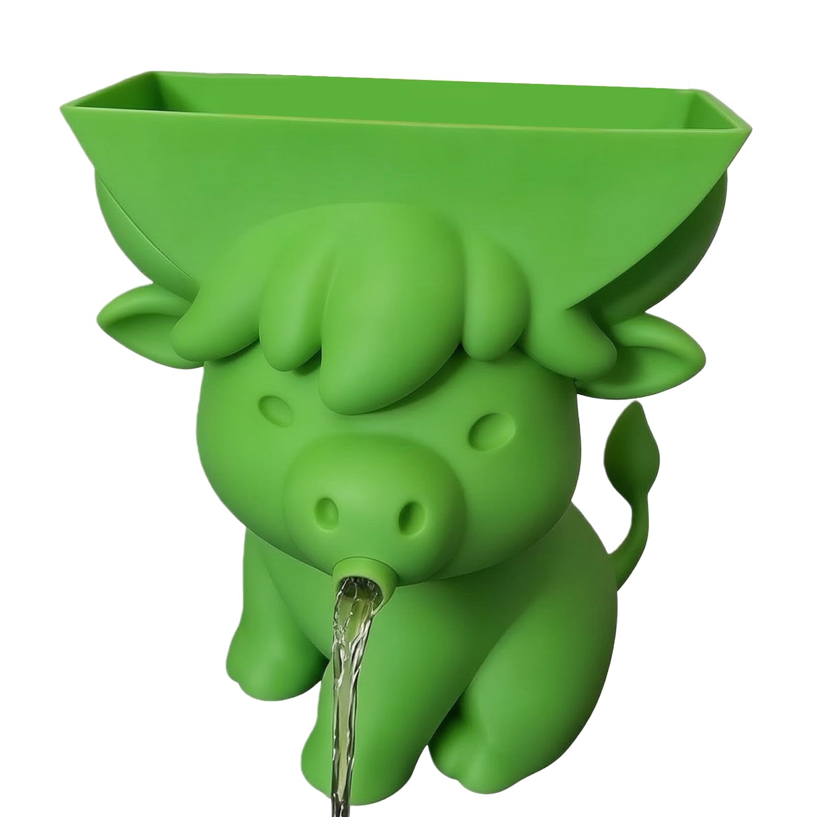 Introti Highland Cow Kitchen Sponge Holder with Drainage Sponge Drying Holder Sink Caddy Organizer for Kitchen Bathroom Counter Home Apartment Decor (Green)