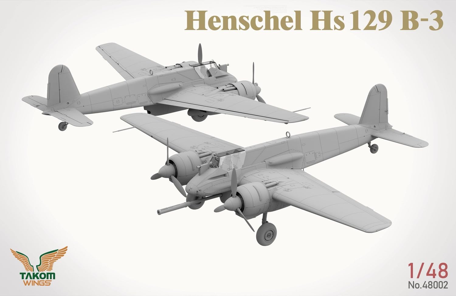 Amazon | タコム 1/48 ヘンシェル Hs129B-3 プラモデル TKO48002