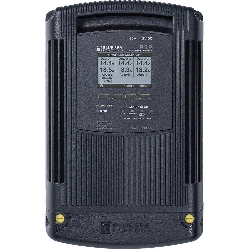 Blue Sea 7532 Charger Battery (12VDC 40A 3 Output Gen 2)