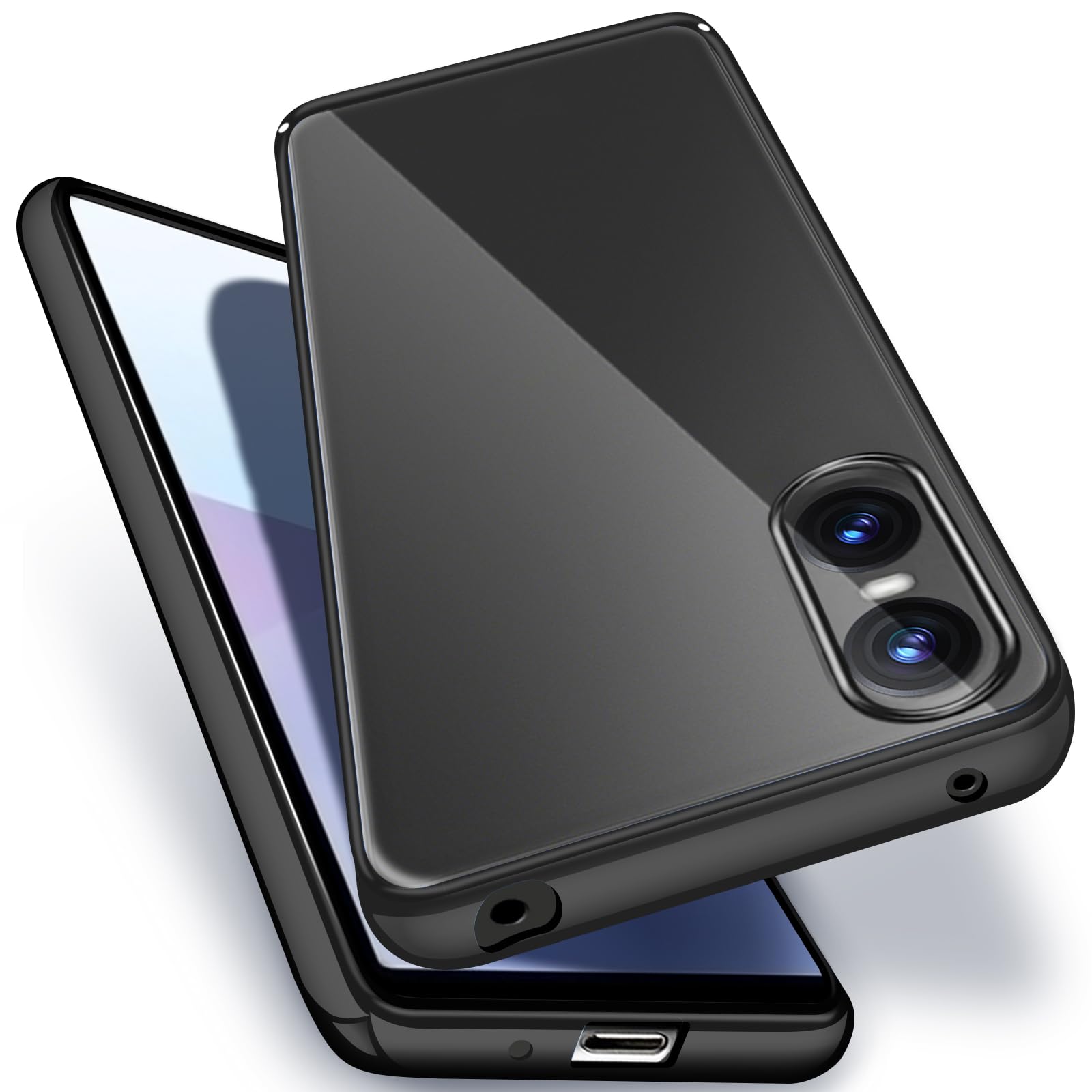 SONY Xperia10vi（型番：SOG14）ブラック　本体　ケース付 Amazon.co.jp: ALIGADUO 可兼容 Sony Xperia 10 vi用 クリア ケース SO