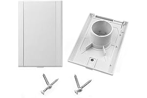 Central Vacuum Inlet Valve Cover, for Nutone Central Vacuum System Installation Parts-2 Pack