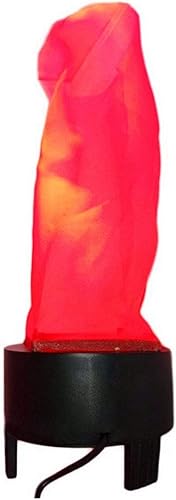 Miniatura 9 de ele ELEOPTION Luz LED electrónica de efecto simulado de llama falsa, sin base de calor, soporte de llamas artificiales de Halloween, centro de mesa